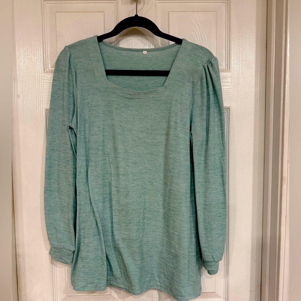Mint colored sweater